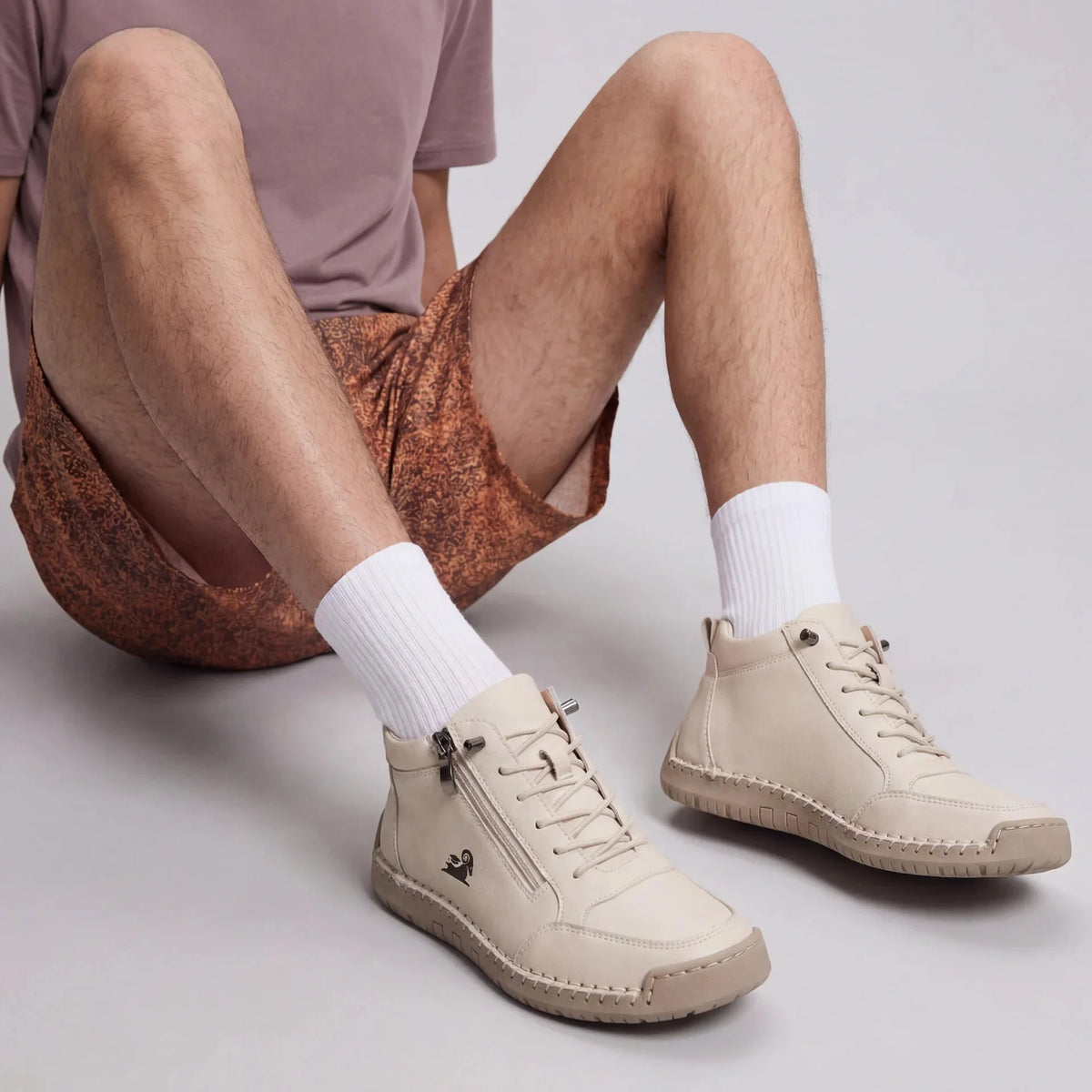 Sneakers Zippées Orthopédiques Confort Quotidien Respirantes